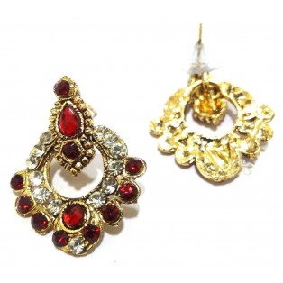 Golden Oxidized Earring Jhumka Jhumki Jewelry Imitation Ethnic Drop Dangle EA164